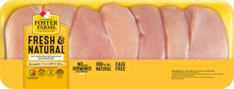 Foster Farms All Natural Boneless Skinless Fresh Chicken Breast 1 Lb Frys Food Stores