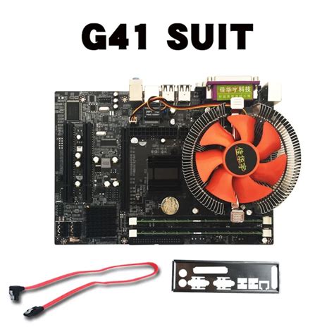 Motherboard CPU Set with Quad Core 2.66G CPU i5 Core + 4G Memory + Fan ...