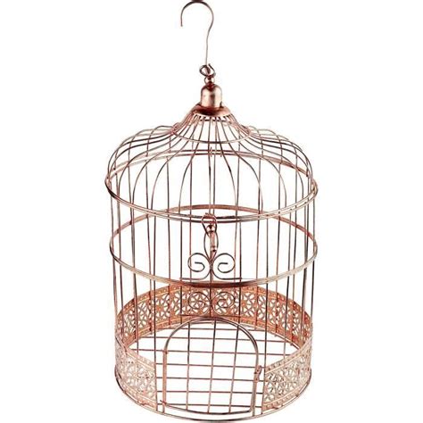 Cage à Oiseaux décorative en Or Rose Vintage Volière comme décoration