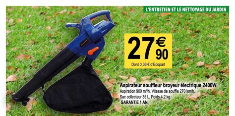 Offre Aspirateur Souffleur Broyeur Batterie Ferrex Chez Aldi