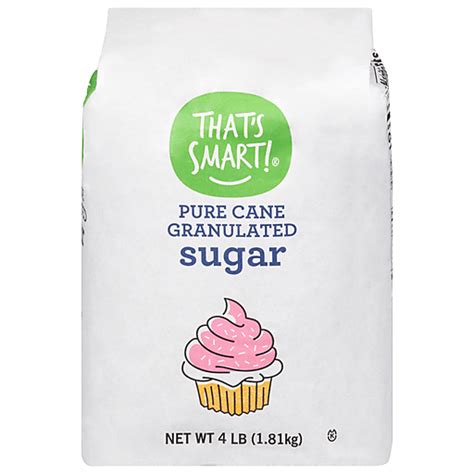 That S Smart Sugar Pure Cane Granulated Lb Sugars Sweeteners