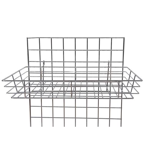 Wire Gridwall Baskets Gridwall Shelves Buy Mesh Grid Shelf