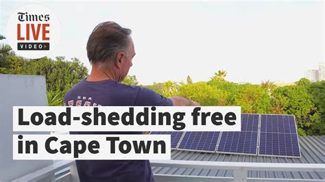 R To Go Off The Grid Cape Town Resident Chooses Solar As Load