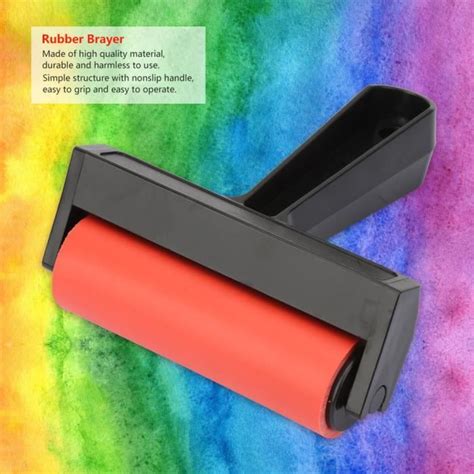 Vvikizy Brayer En Caoutchouc Rouleau D Art Pour Peinture Et