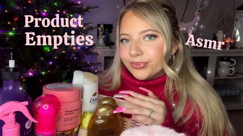 Asmr Product Empties 💕 Tapping And Scratching On Products Youtube