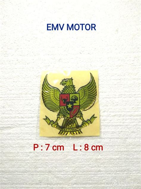 Emblem Timbul Garuda Pancasila Persegi Lazada Indonesia