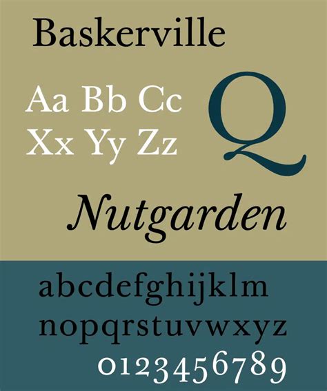 Fonts Similar To Baskerville Best Font Pairings