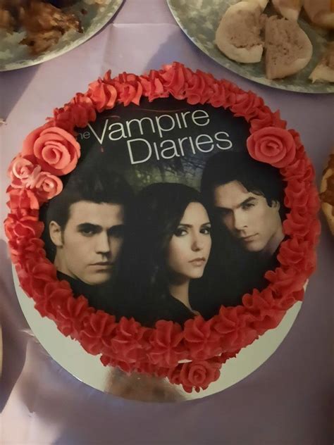 Vampire Diaries Cake In 2021 Vampire Diaries Cake Vampire Diaries