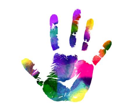 Colorful Hands Clipart