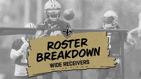 New Orleans Saints Wide Receivers | 2022 Roster Position Breakdown