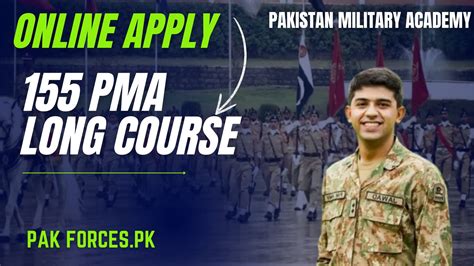 Join Pak Army 155 PMA Long Course Online Registration