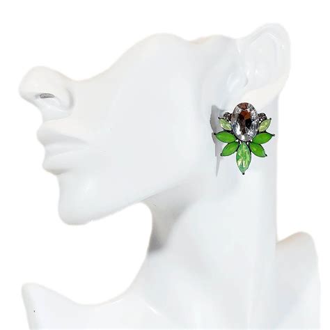 Crystal Earrings ‘Paonne’ | Pink | Divalicious