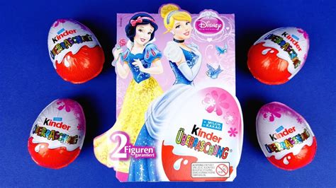 Disney Princess Ferrero Kinder Surprise Eggs Chocolate Surprise Egg