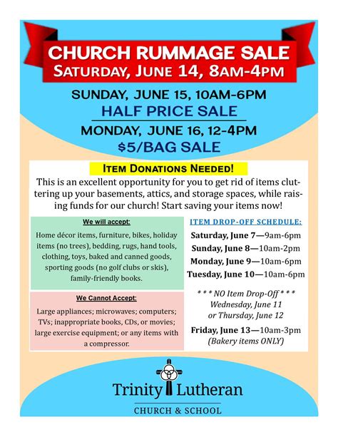 Church Rummage Sale