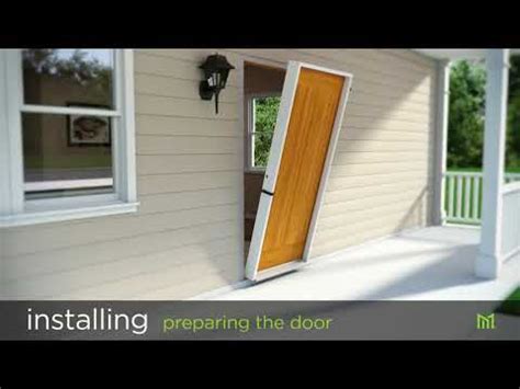 How To Install A Masonite Prehung Exterior Door YouTube