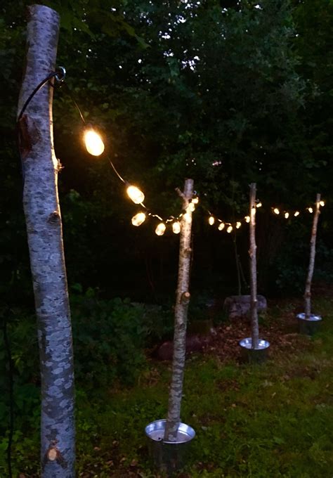 Poles For Backyard String Lights