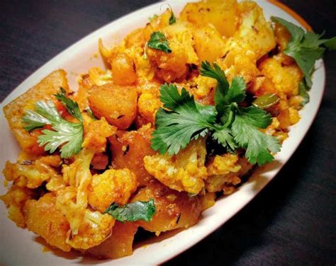 Indian Aloo Gobi Potato Cauliflower Tasty Recipes