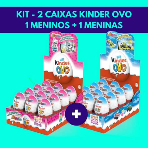 Kinder Ovo Meninos Kinder Ovo Meninas Cole O Shopee Brasil