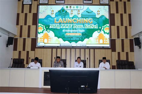 Launching MTQ Nasional Tingkat Kalsel Pj Bupati Penyelenggaraan Akan