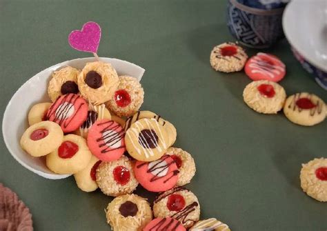 Resep Thumbprint Cookies Oleh Wiwik N Cookpad