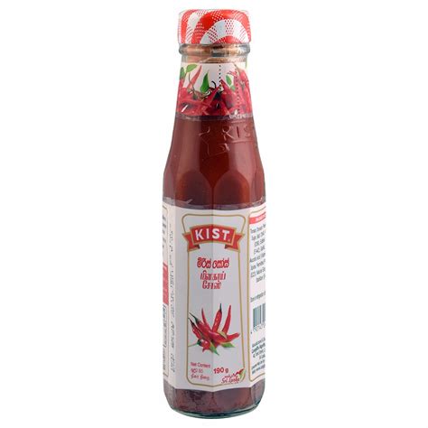 KIST HOT CHILLIE SAUCE 355G Millennium Imports