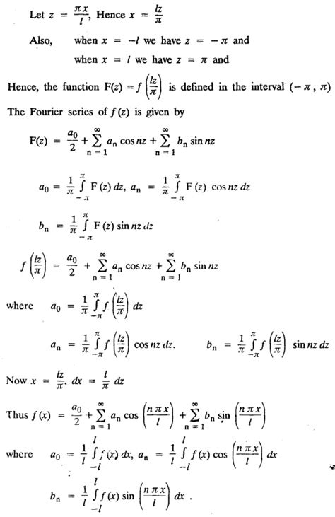 Fourier Series Definition Euler S Formula Convergence Theorem