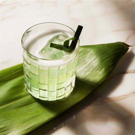 Non-Alcoholic Pandan Colada | Lyre’s White Cane Mocktail