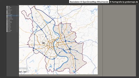 K Ln Postleitzahlen Karte Plz Vektorkarte Grebemaps B B Kartenshop