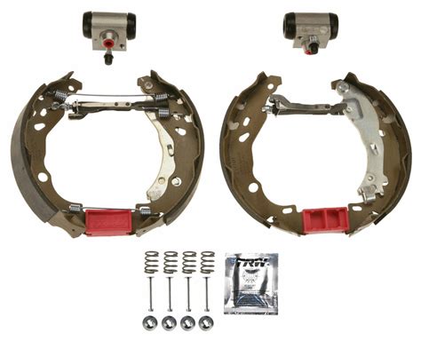 TRW Bremsbackensatz Bremsbacken hinten mit Radbremszylinder für Lancia