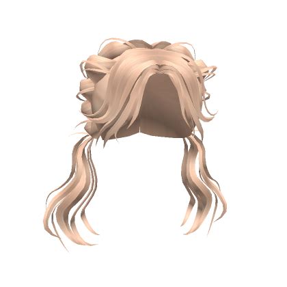 Blonde Braided Pigtails Roblox