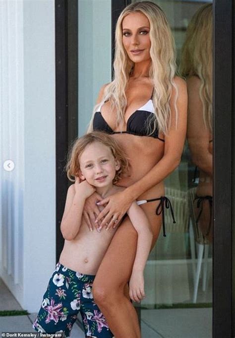 Rhobh Dorit Kemsley Promotes Her Beverly Beach Swimwear Daily