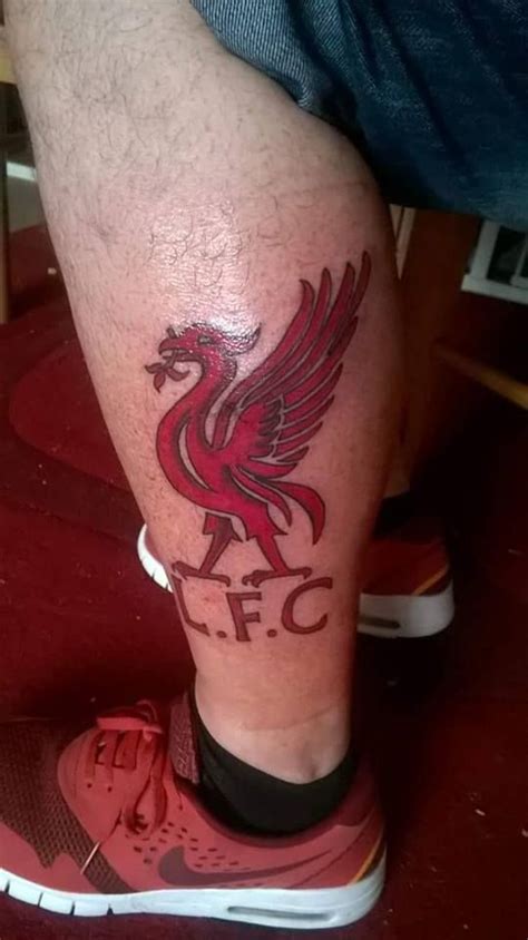 Liverpool Football Club Tattoo By Paul 13 Tattoo Worthing Liverbird