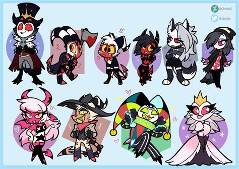 Chibi Characters - Helluva Boss