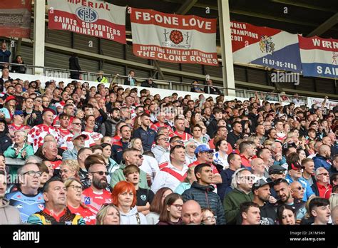 St Helens England 17th September 2022 St Helens Fans Rugby