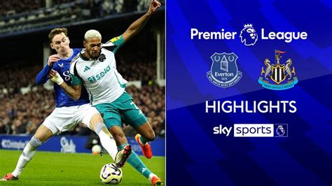 Everton 0 0 Newcastle United Premier League Highlights Football