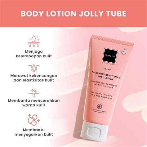 Jual Scarlett Body Lotion Tube Jolly Shopee Indonesia