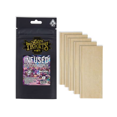 Lift Tickets Gelato Infused Rolling Paper Multipack 5 Hybrid Leafly