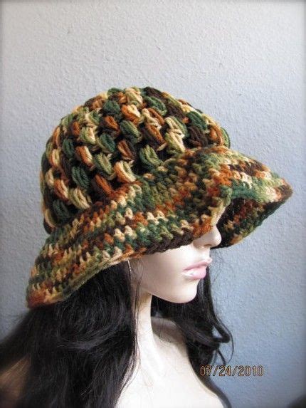 Woodsy Hand Crochet Wide Brim Floppy Sun Hat Bykeona Artfire Crochet Crochet Floppy Sun