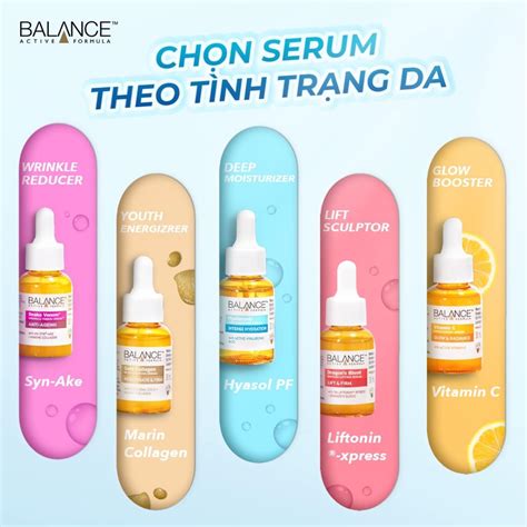 Mua Serum Balance Active Formula Vitamin C Niacinamide Hyaluronic