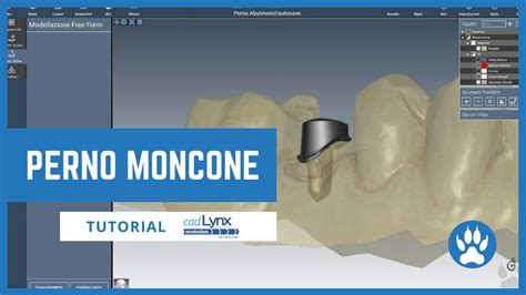 Perno Moncone Con Cad Lynx Evolution YouTube