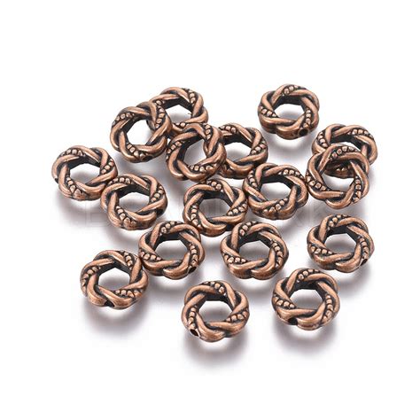 Tibetan Style Alloy Ring Bead Frames Beadpark