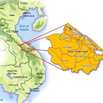 1 Thua Thien-Hue map indicating the location of the stem cutting ...