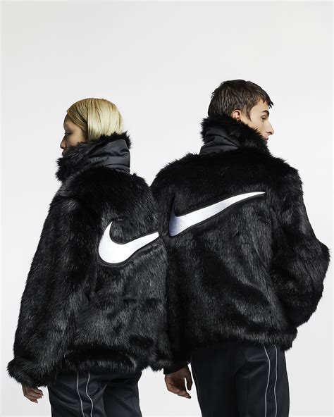 Nike X Ambush Womens Reversible Faux Fur Coat Rrp1999 Now699