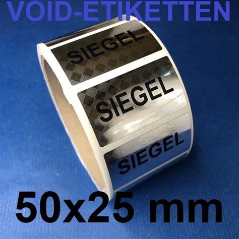 Siegel Etiketten VOID Checkerboard Sicherheitsetiketten Void