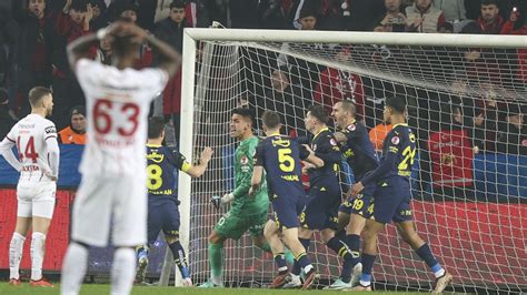 Fenerbahçe Gaziantep FK yi eledi