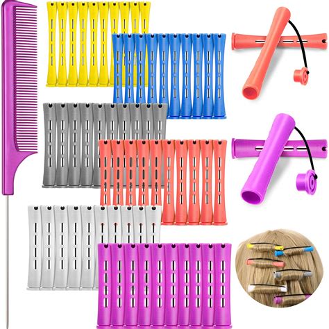 Amazon WILLBOND 60 Pieces Hair Perm Rods Set Plastic Perming Rods