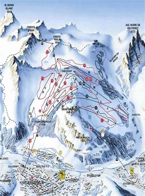 Courmayeur Ski Maps