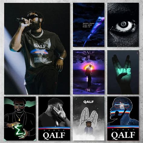 Damso Qalf Rapper Poster Gallery Prints Painting Wall Canvas Pictures