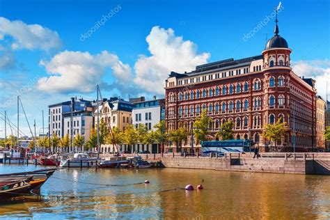 Old Town pier in Helsinki, Finland — Stock Photo © scanrail #73923865