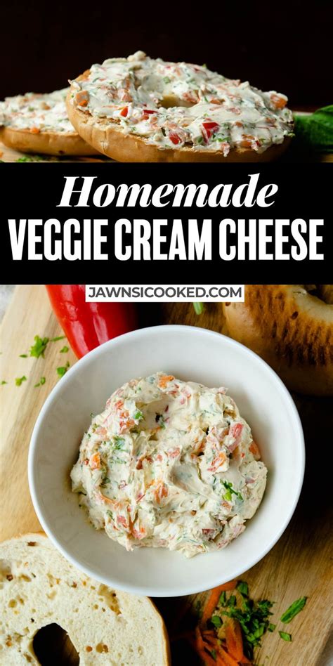 This Super Simple Homemade Veggie Cream Cheese Spread Is Easy To Make